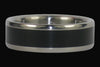 Black Jet Stone Titanium Rings - Hawaii Titanium Rings
 - 2